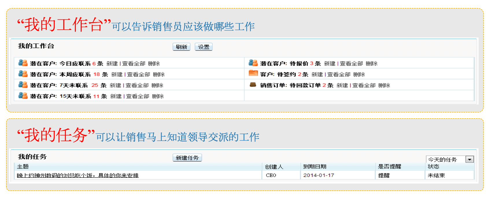 咨询与销售跟进｜教育行业CRM解决方案示意图