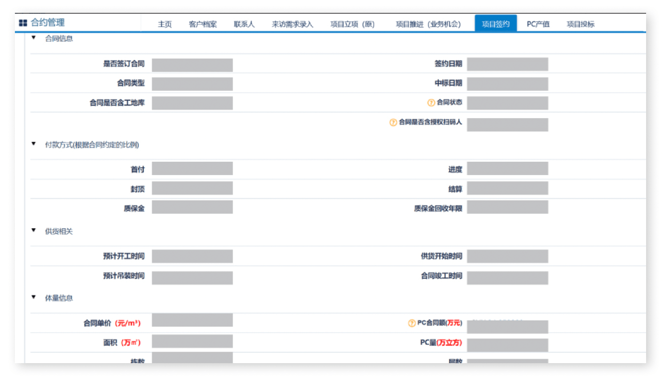 客户档案管理｜房地产行业CRM解决方案示意图