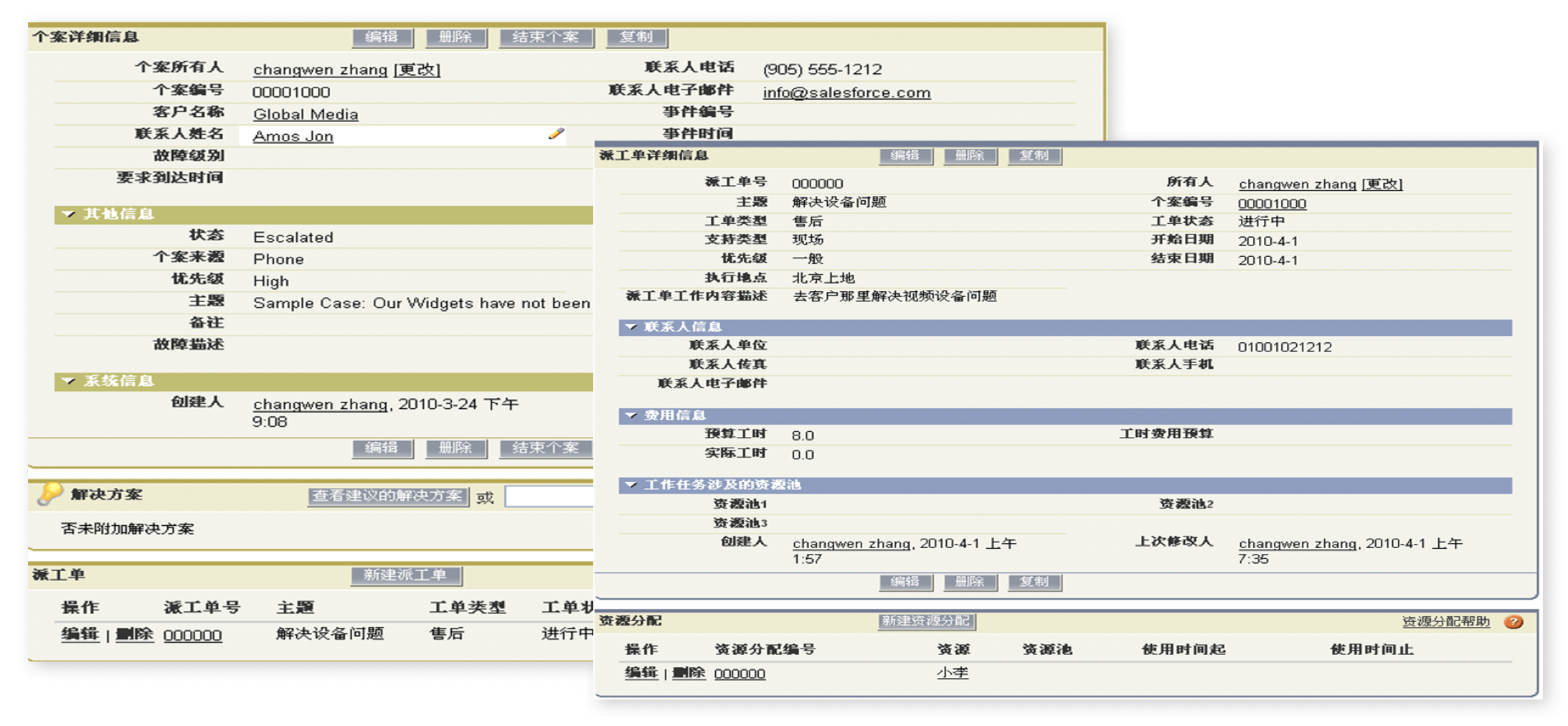 服务管理｜医疗行业CRM解决方案示意图